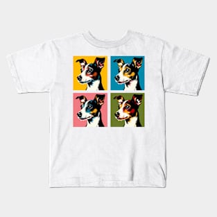 Rat Terrier Pop Art - Dog Lover Gifts Kids T-Shirt